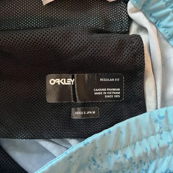 Oakley mens board shorts blue size small regular fit summer vacation casual - Picture 4 of 4